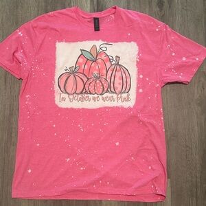 Breast Cancer Awareness Pink Short Sleeve Tee